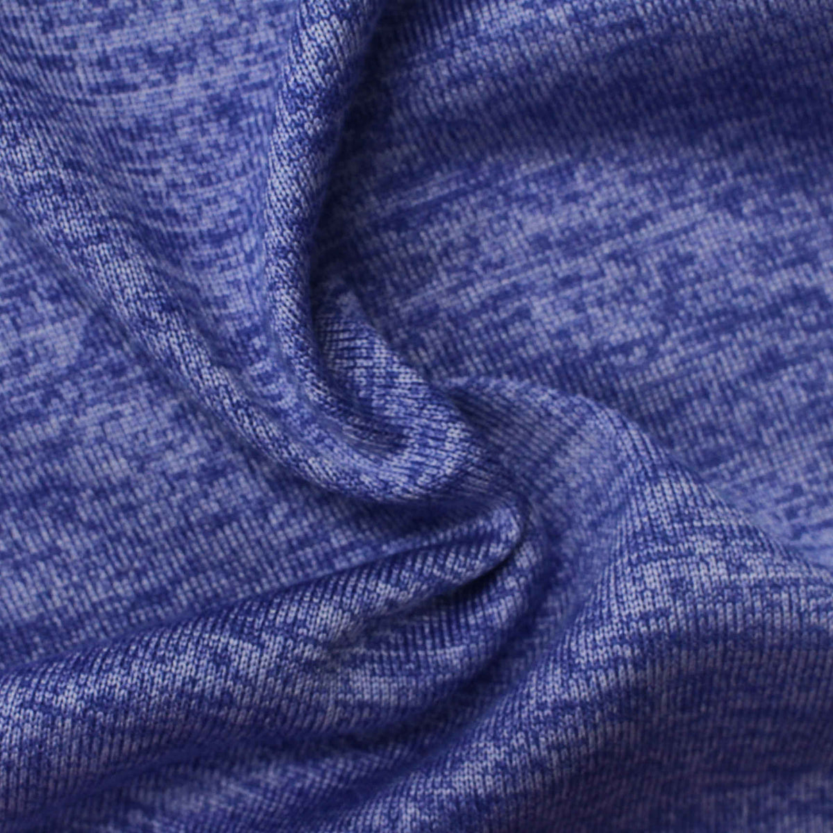 Blue Marl Chunky Knit, Polyester, 260 gsm