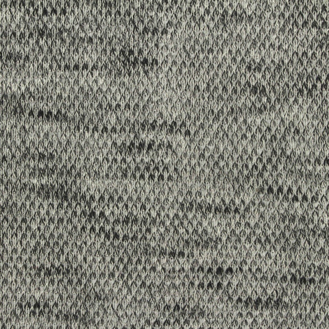 Grey Marl Chunky Knit, Poly-Viscose, 135 gsm