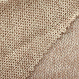 Viscose Polyester Stretch Chunky Knit Fabric, 134 gsm, 180 cm — Beige — texture