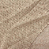 Viscose Polyester Stretch Chunky Knit Fabric, 134 gsm, 180 cm — Beige