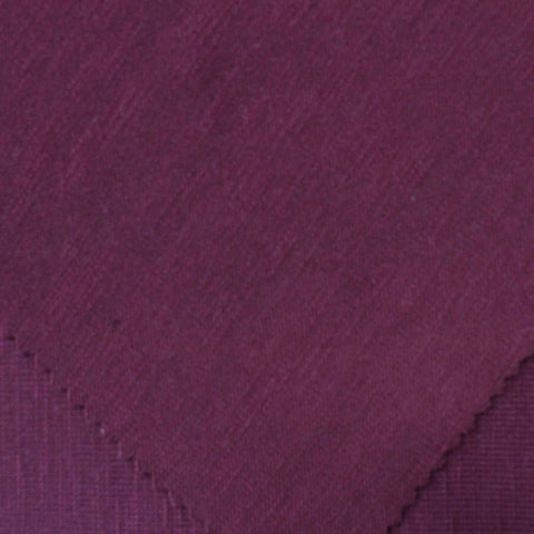 Slub Polyester Stretch Chunky Knit Fabric, 205 gsm, 160 cm — Purple