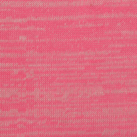 Pink Heathered-Marl Chunky Knit, Poly-Viscose, 184 gsm