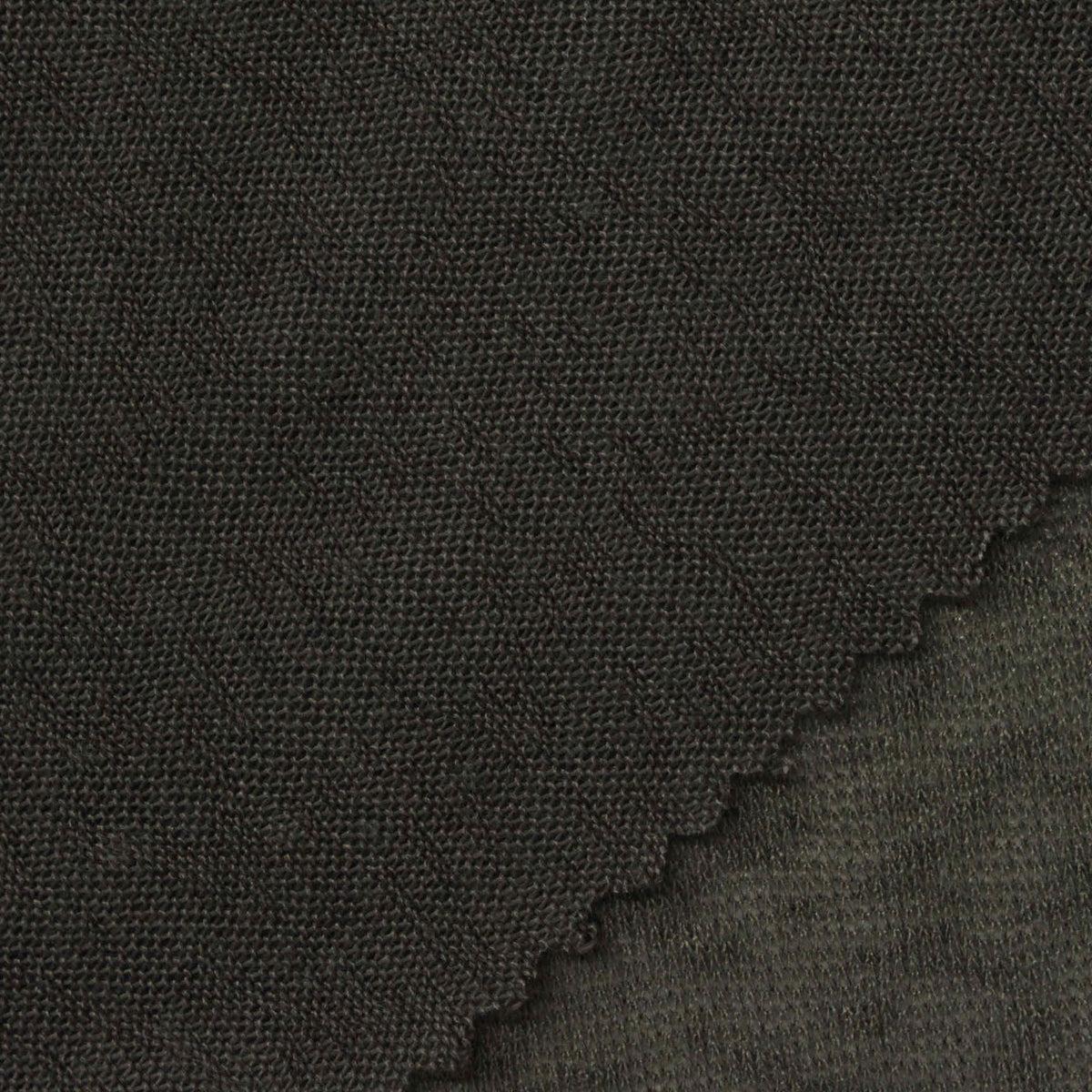 100% Polyester Chunky Knit Fabric, 160 gsm, 170 cm — Green