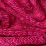 Heathered Pink Marl Chunky Knit, Cotton-Viscose — texture