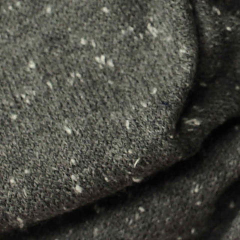 Grey Marl Chunky Knit, Poly-Cotton, 236 gsm