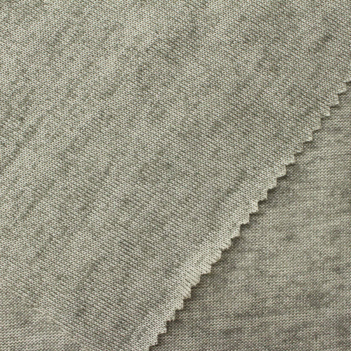 Light Grey Marl Chunky Knit, Polyester, 235 gsm