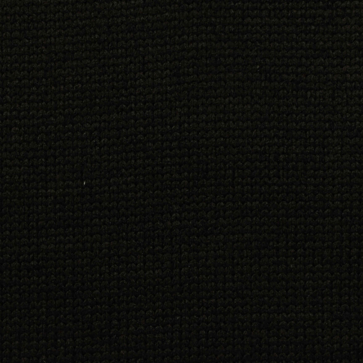 100% Polyester Chunky Knit Fabric, 395 gsm, 145 cm — Black