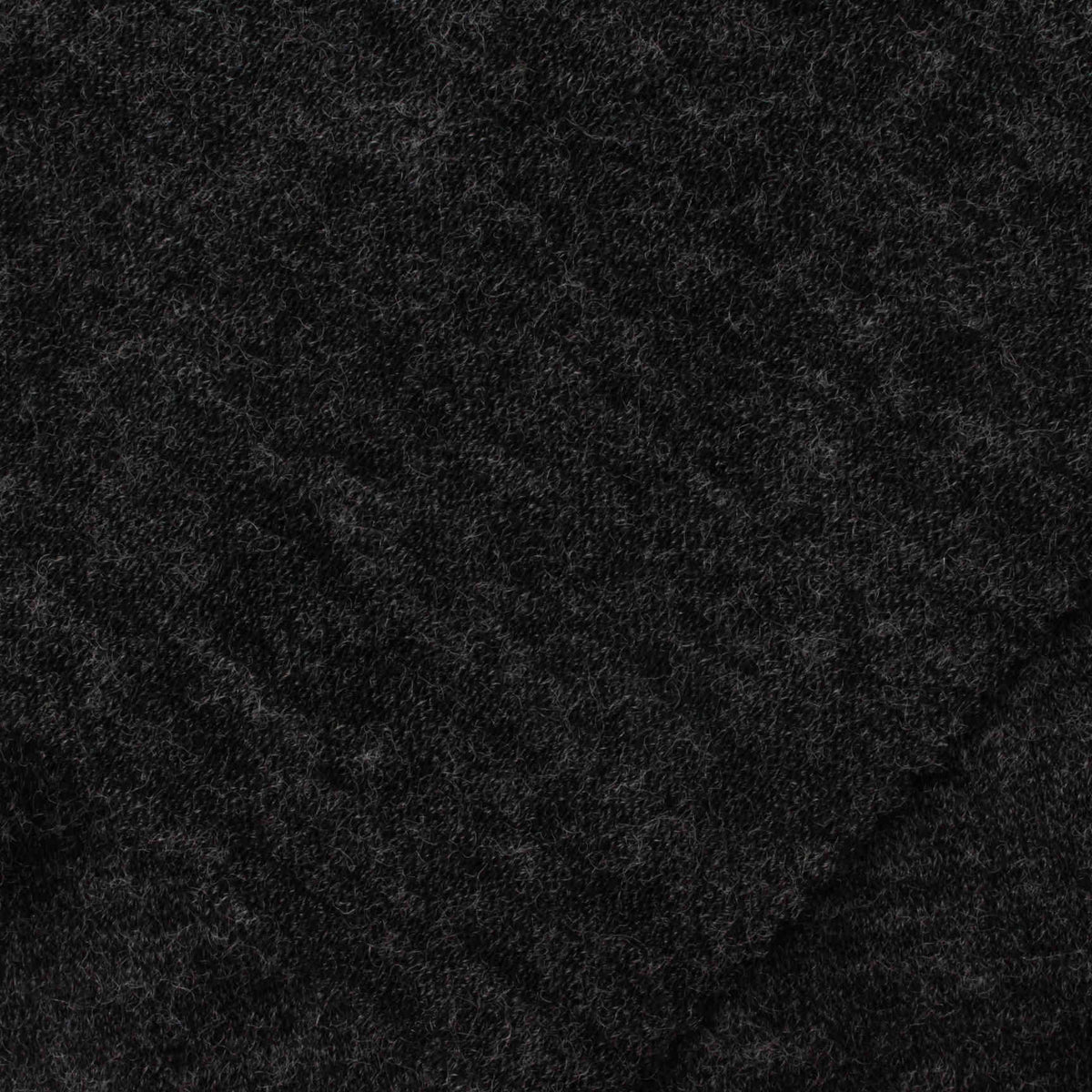 Dark Grey Marl Chunky Knit, Poly-Viscose, 115 gsm