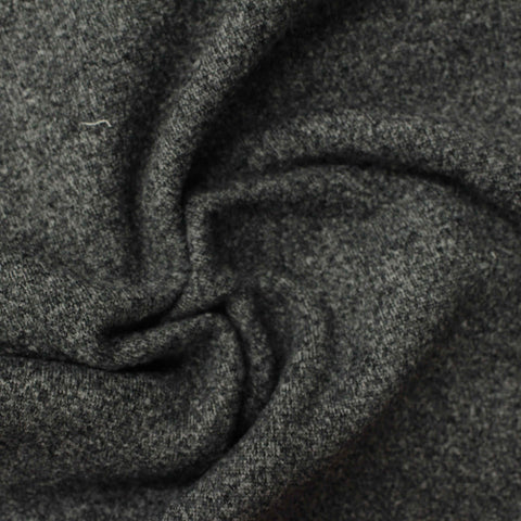 Dark Grey Marl French Terry, Polyester, 170 gsm