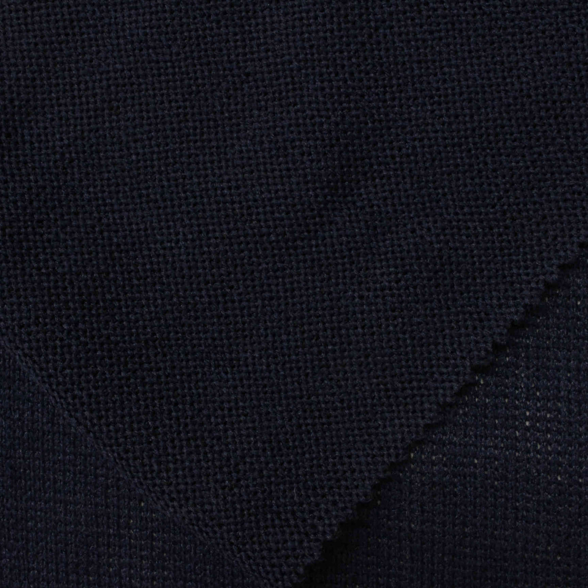 100% Polyester Chunky Knit Fabric, 220 gsm, 195 cm — Navy