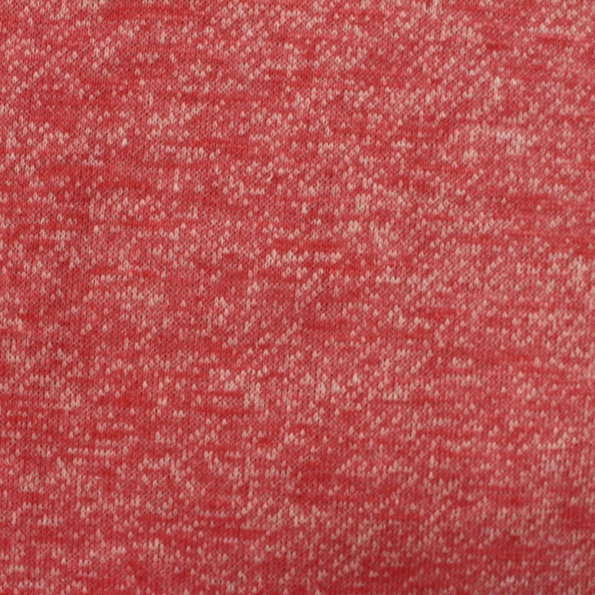Red Marl French Terry, Poly-Cotton, 240 gsm