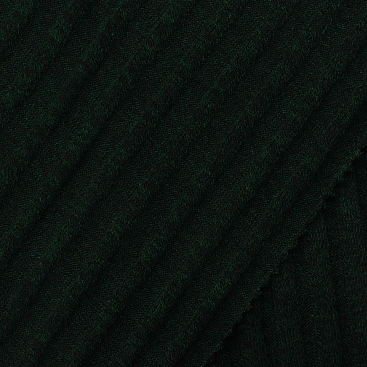 Jacquard Polyester Viscose Stretch Rib Knit Fabric, 215 gsm, 150 cm — Green