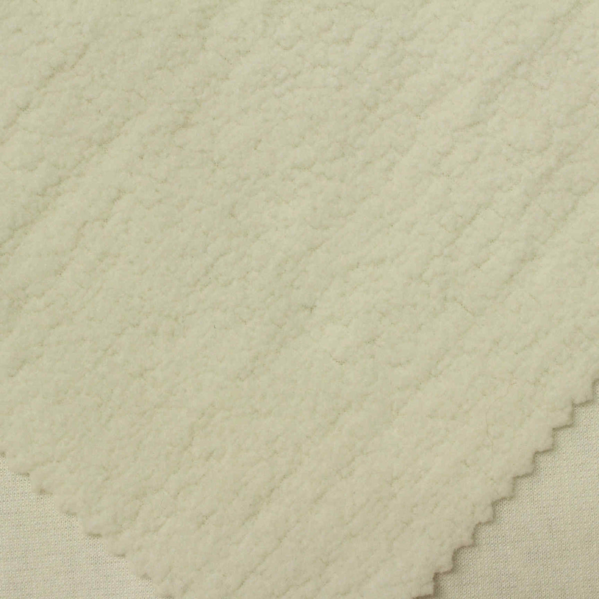 Acrylic Polyester Rib Knit Fabric, 190 gsm, 165 cm — Beige