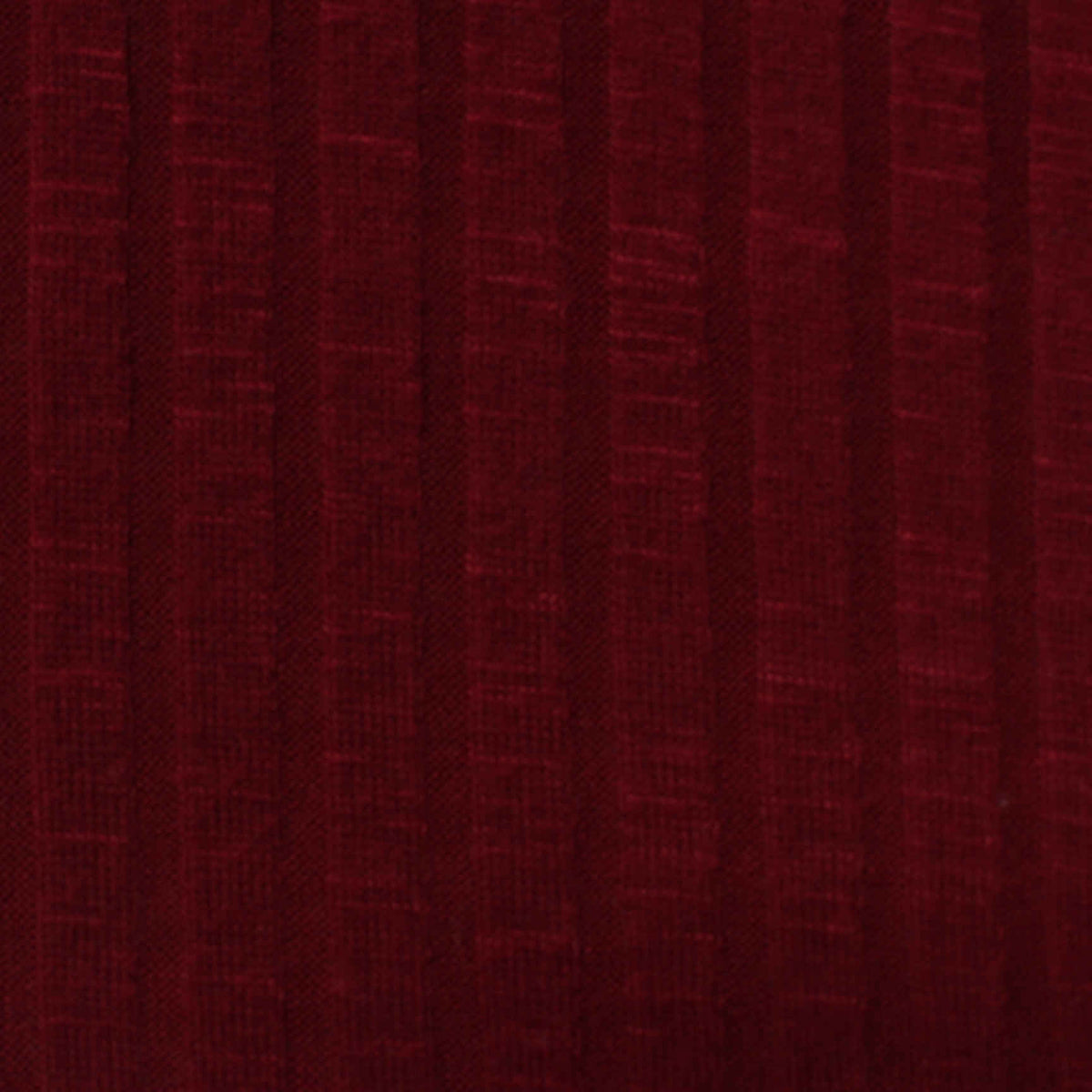 Slub Polyester Viscose Stretch Rib Knit Fabric, 195 gsm, 180 cm — Red