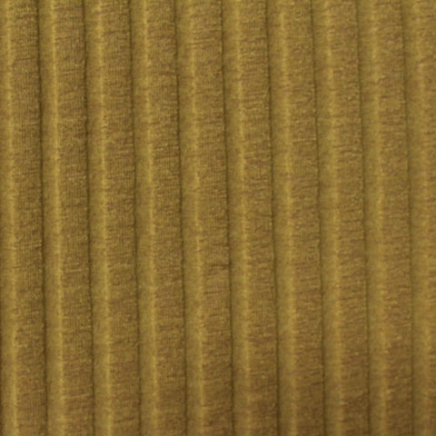 Polyester Stretch Rib Knit Fabric, 145 gsm, 160 cm — Khaki