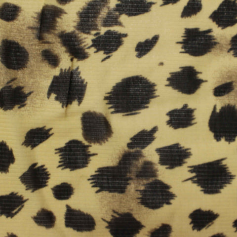 Black Bold-Leopard Knit, Polyester