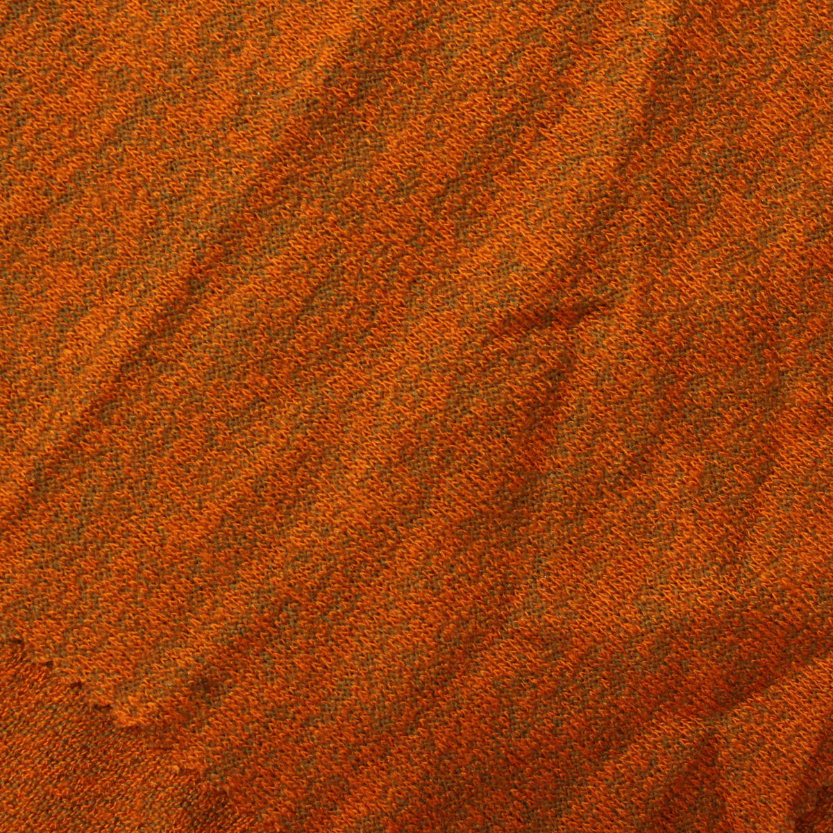 Orange Marl Chunky Knit, Viscose-Poly, 268 gsm