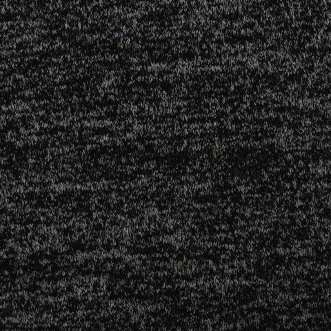 Black Marl Chunky Knit, Viscose-Poly, 325 gsm