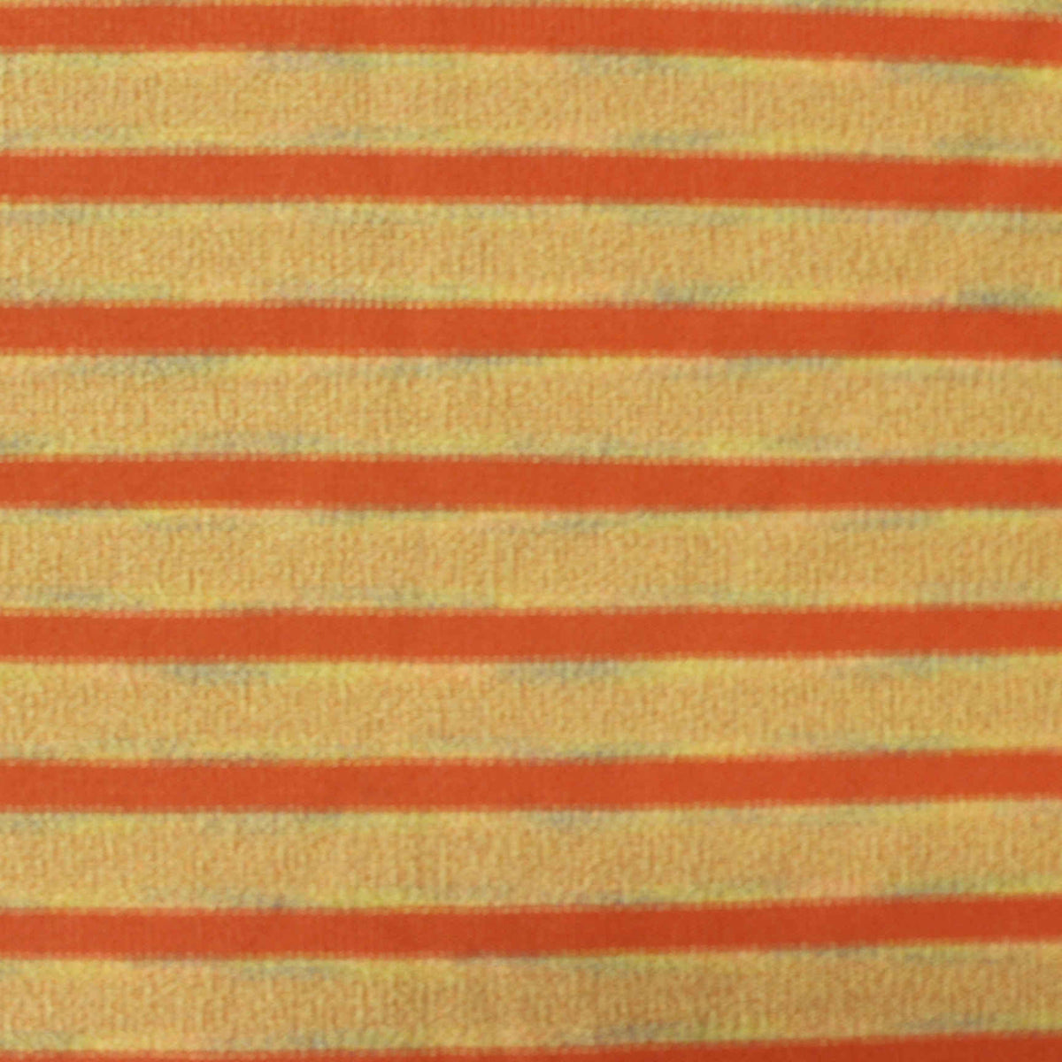 Orange Horizontal-Stripe Rib Knit, Viscose-Nylon, 130 gsm, 160 cm
