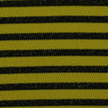 Gold Horizontal-Stripe Rib Knit, Poly-Nylon