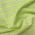 Lime Stripe Rib Knit, Viscose-Nylon