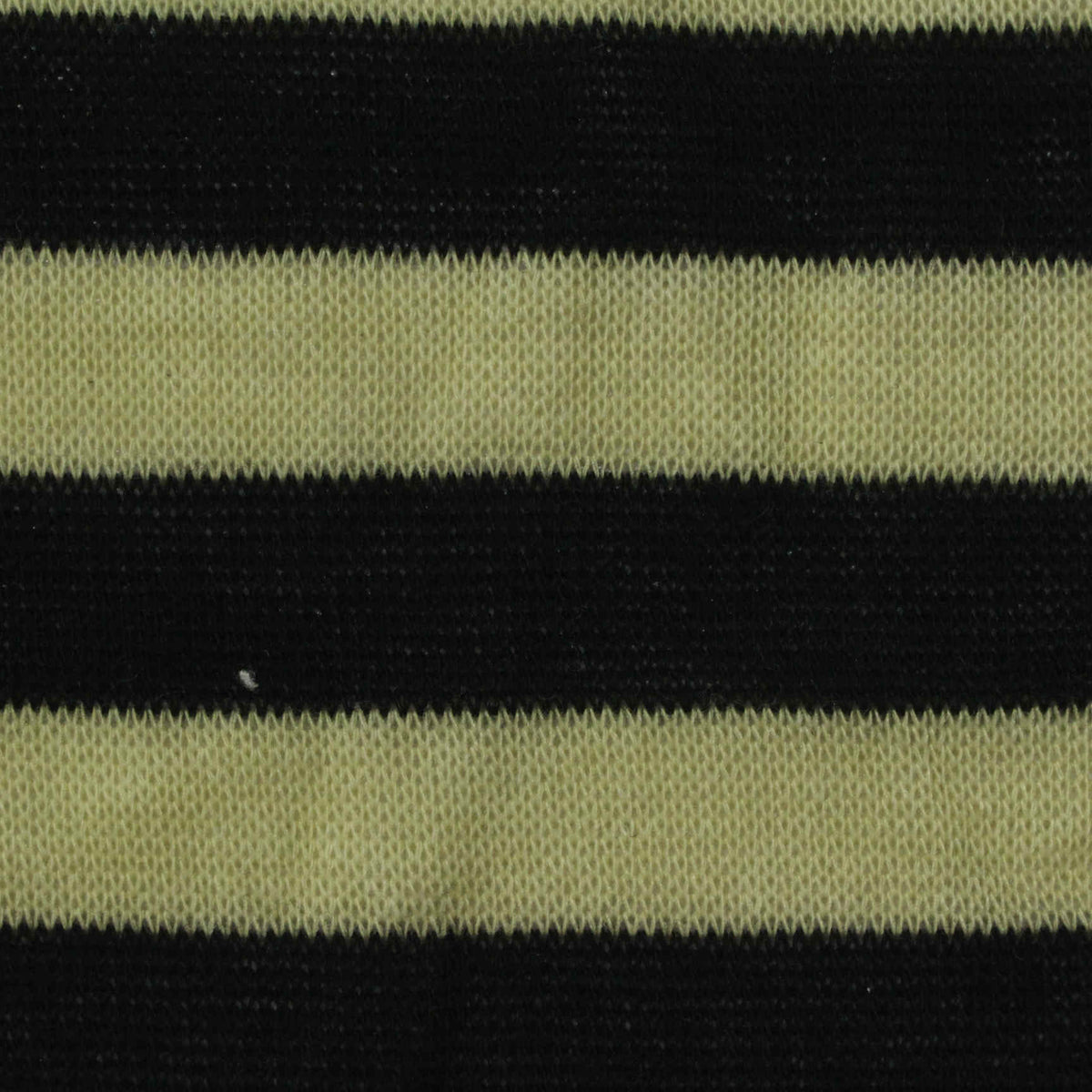 Black Horizontal-Stripe Knit, Polyester, 156 gsm