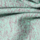 Light Green Marl Chunky Knit, Viscose-Poly — texture