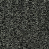 Black Marl Rib Knit, Poly-Viscose