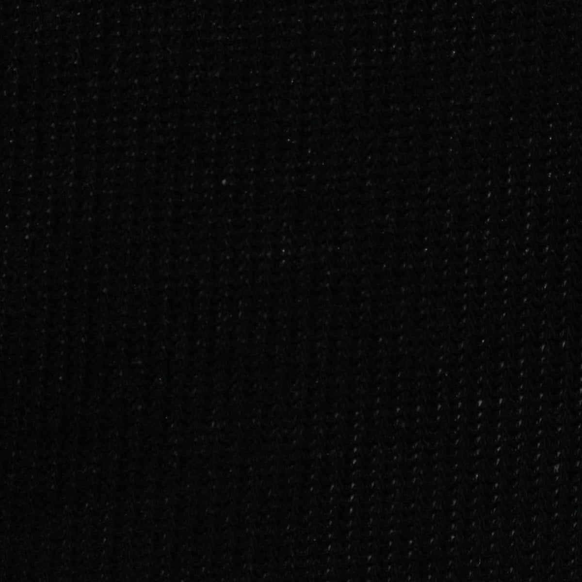 Cotton Polyester Rib Knit Fabric, 190 gsm, 185 cm — Black