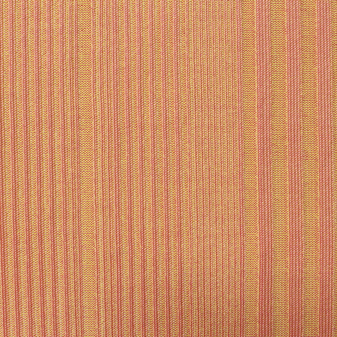 Orange Vertical-Stripe Rib Knit