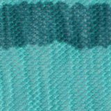 Teal Horizontal-Stripe Chunky Knit, Polyester — texture
