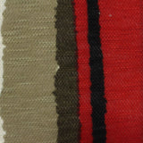 White Vertical-Stripe Chunky Knit, Polyester