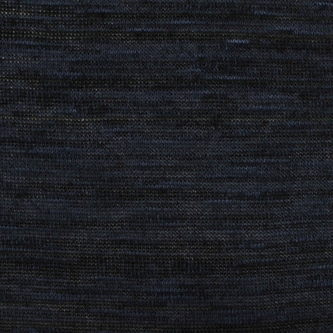 Dark Blue Marl Chunky Knit, Viscose-Poly, 145 gsm