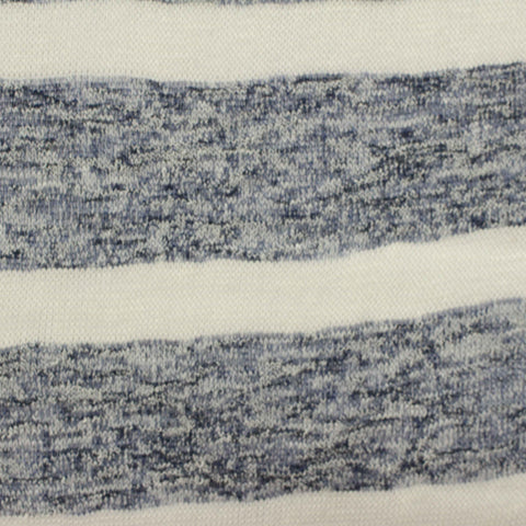 Blue Marl Chunky Knit, Viscose-Poly, 140 gsm