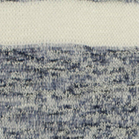 Blue Marl Chunky Knit, Viscose-Poly, 140 gsm