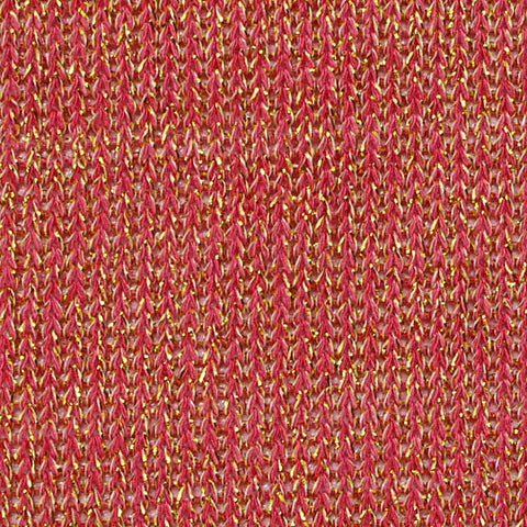 Red Marl Chunky Knit, Poly-Metallic