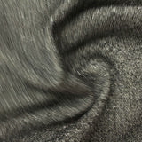 Dark Grey Abstract French Terry, Poly-Cotton