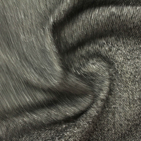 Dark Grey Abstract French Terry, Poly-Cotton, 190 gsm