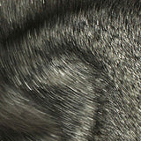 Dark Grey Abstract French Terry, Poly-Cotton — texture