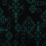 Black Geometric Chunky Knit, Polyester