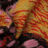 Pink Abstract Chunky Knit, Cotton-Poly — texture