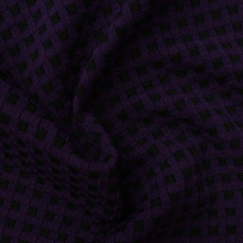 Purple Squares Jacquard, Polyester