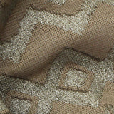 Silver Geometric Jersey Knit, Poly-Viscose — texture