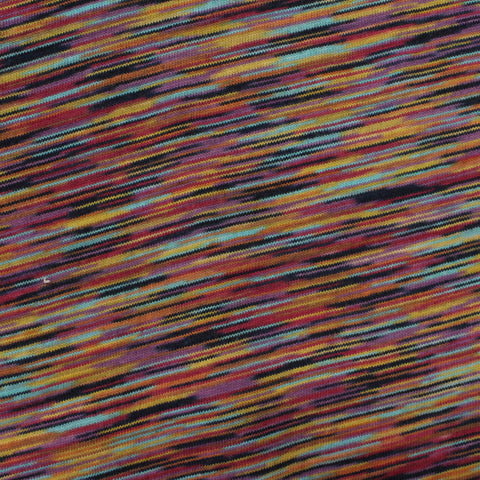 100% Cotton Jersey Knit Fabric, 125 gsm, 170 cm — Multi