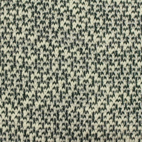 White Marl Chunky Knit, Poly-Cotton, 215 gsm