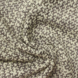 Brown Marl Chunky Knit, Poly-Cotton
