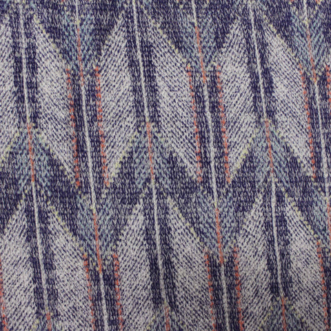 Jacquard Polyester Viscose Stretch Chunky Knit Fabric, 136 gsm, 170 cm — Multi