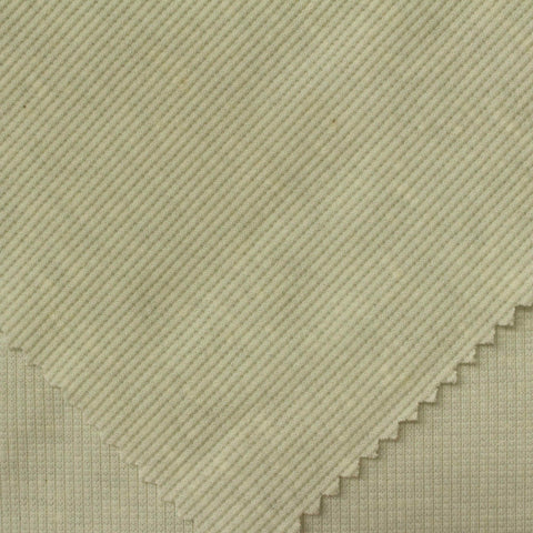 Polyester Stretch Rib Knit Fabric, 210 gsm, 110 cm — Khaki