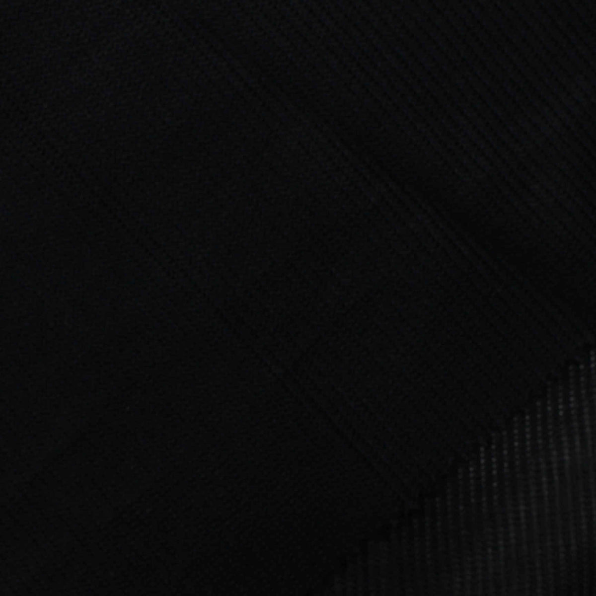 Viscose Polyester Rib Knit Fabric, 176 gsm, 180 cm — Black
