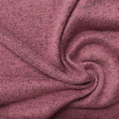 Pink Marl Jersey Knit, Viscose-Poly, 240 gsm